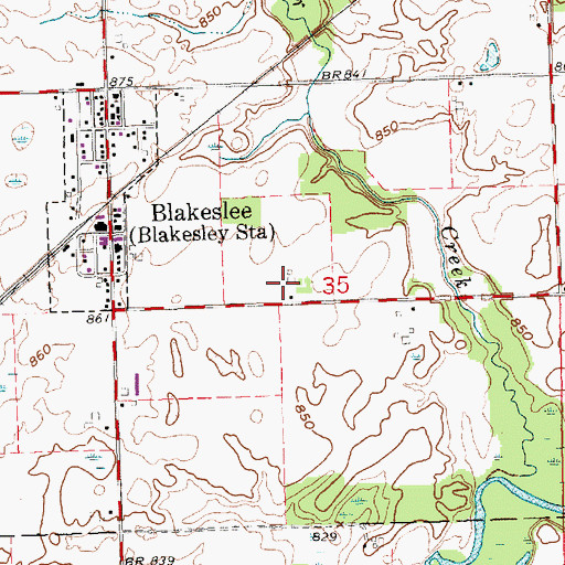 Topographic Map of Marvin Thiel Field, OH