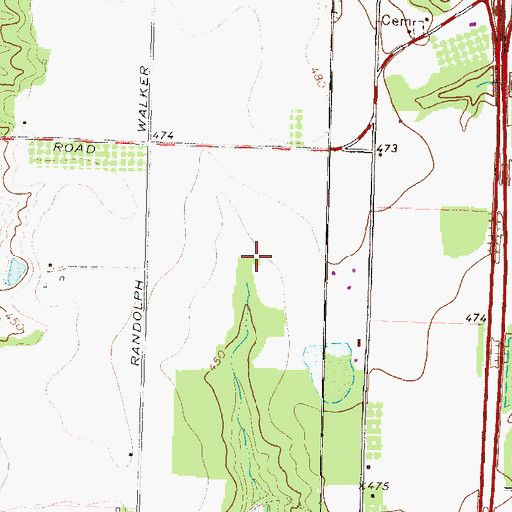 Topographic Map of Smith Field, GA