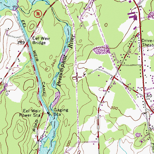 Topographic Map of Slip Knot Landing, ME