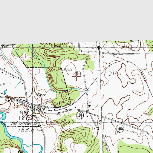 Topographic Map of Douglas Field, VT