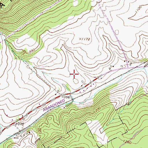 Topographic Map of Ziggy's Field, PA