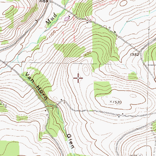 Topographic Map of Robbins Farm Airport, PA