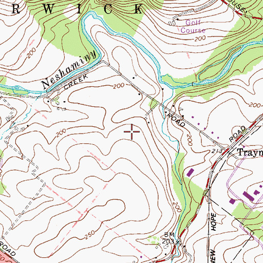 Topographic Map of Jarrett Airport, PA