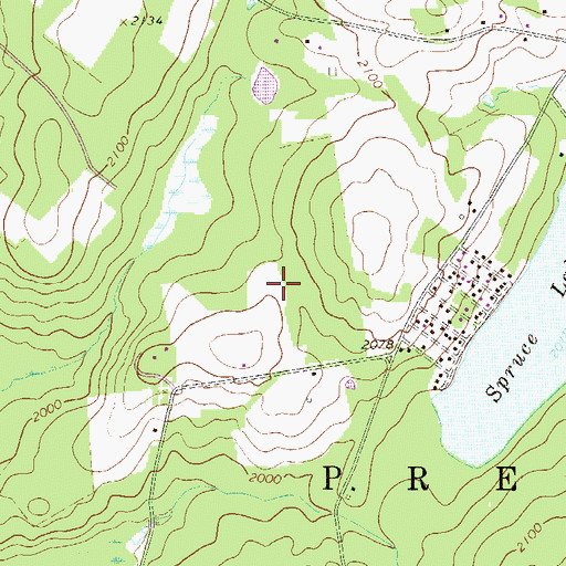 Topographic Map of Orson Field, PA