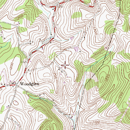 Topographic Map of Seitz Field, PA