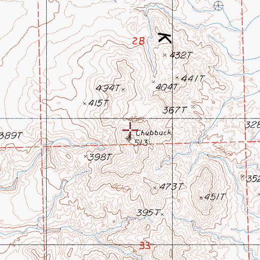 Topographic Map of Kilbeck Hills, CA
