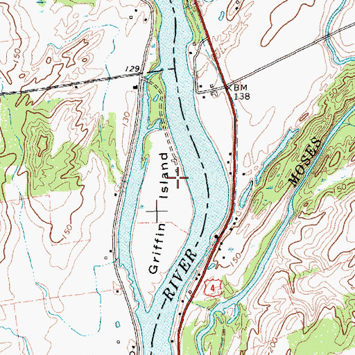 Topographic Map of August Field, NY