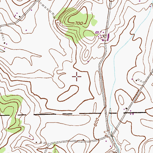 Topographic Map of Meerwarth Airport, NY