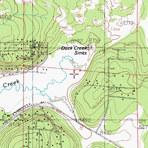 Topographic Map of High Meadow Ranch Airport, UT