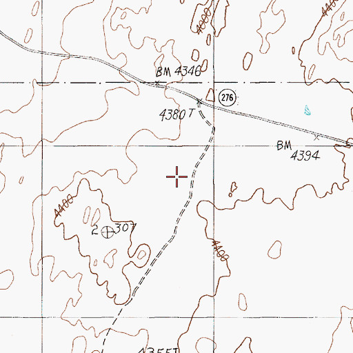Topographic Map of Cal Black Memorial Airport, UT