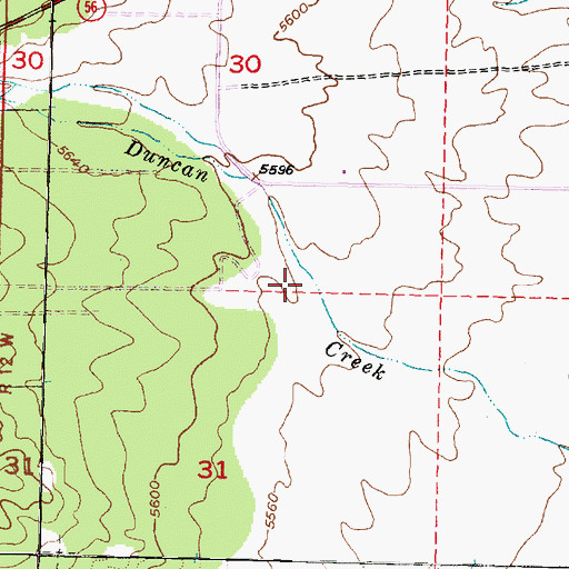 Topographic Map of Citabriair Airport, UT
