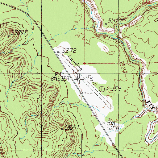 Topographic Map of Fry Canyon Field, UT