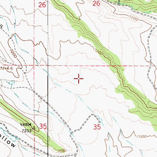 Topographic Map of Thunder Ridge Airpark, UT