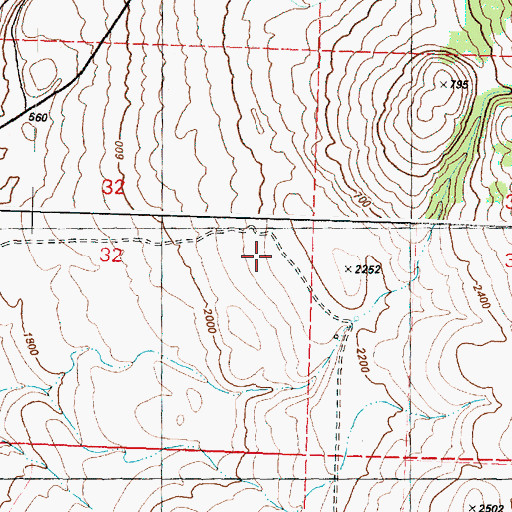 Topographic Map of Fowler Field, WA