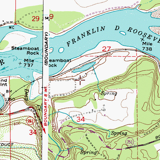 Topographic Map of Schmidt Ranch Airport, WA