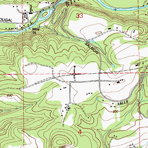 Topographic Map of Brown's Cape Horn Airport, WA