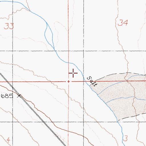 Topographic Map of Kingston Wash, CA
