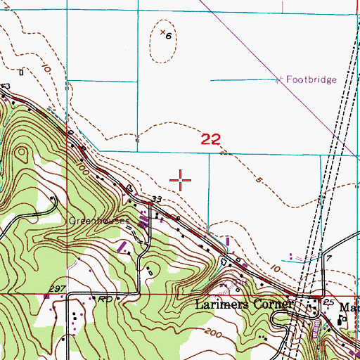 Topographic Map of Jim & Julie's Airport, WA