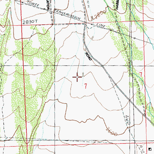 Topographic Map of Flying Rock Airpark (historical), WA