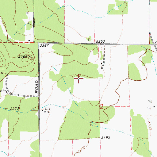Topographic Map of Deer Flat Airport, WA