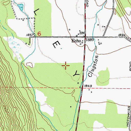 Topographic Map of Zema Private Airport, WA