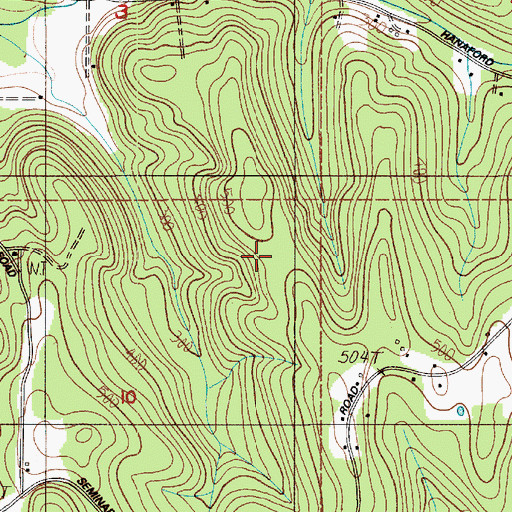 Topographic Map of Skyqueen Airport, WA