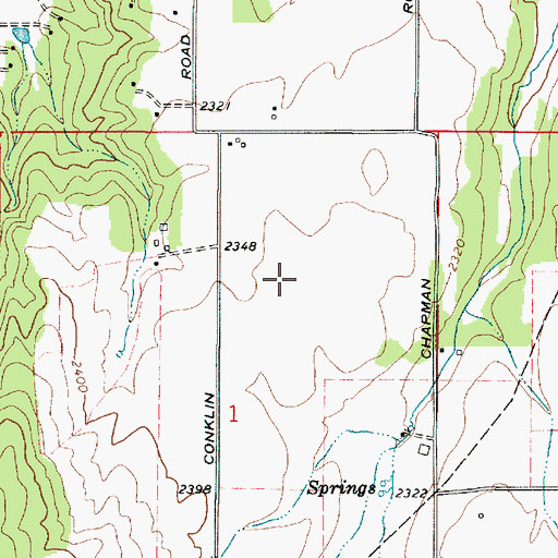 Topographic Map of Sky Meadows Airpark, WA