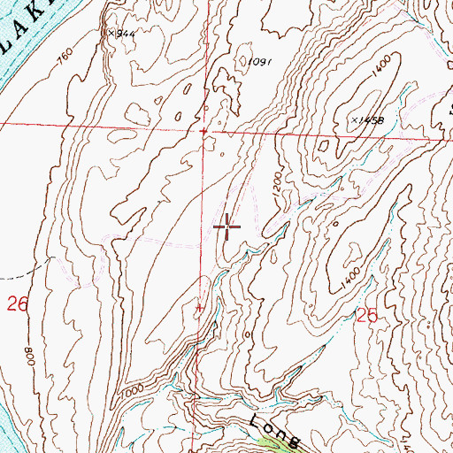 Topographic Map of River View Airpark, WA