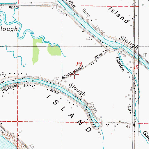 Topographic Map of Michair Airport, WA
