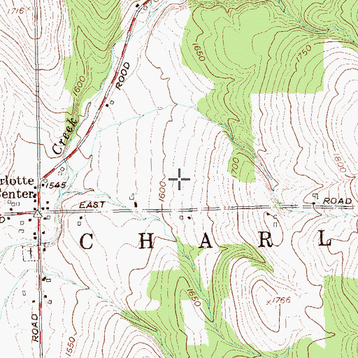 Topographic Map of Spaudling Aerodrome, NY