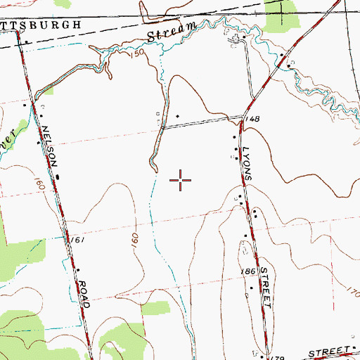 Topographic Map of Secret Spot Airport, NY