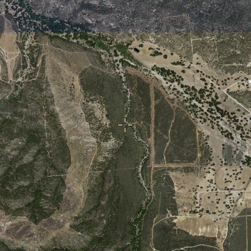 Aerial/Satellite Image of Kohler Canyon, CA