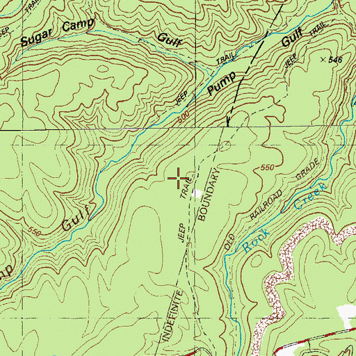 Topographic Map of Warren Field, GA