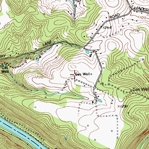 Topographic Map of River Hill Aviation, PA
