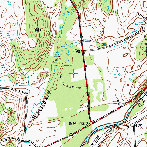 Topographic Map of Tracy Field, NY