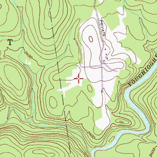 Topographic Map of Herrington Field, MD