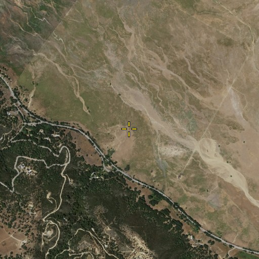 Aerial/Satellite Image of Kumpohui Creek, CA