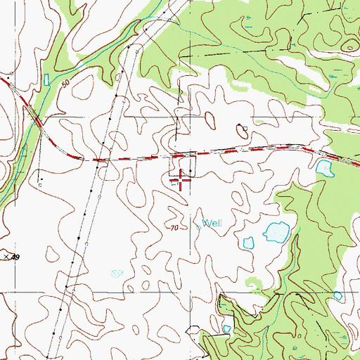Topographic Map of Massey Aerodrome, MD
