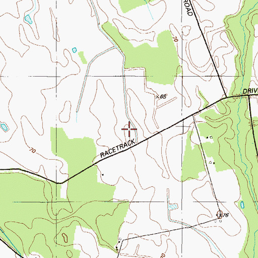 Topographic Map of Whalen Field, MD