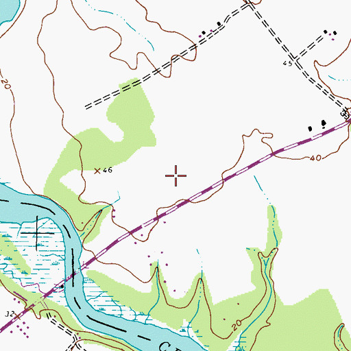 Topographic Map of Dileo Field, MD