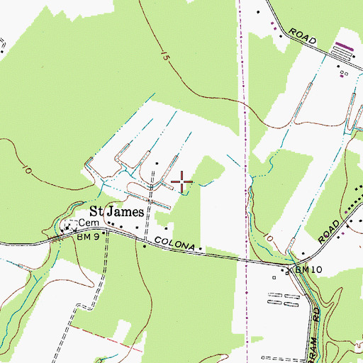 Topographic Map of Boomers Field, MD
