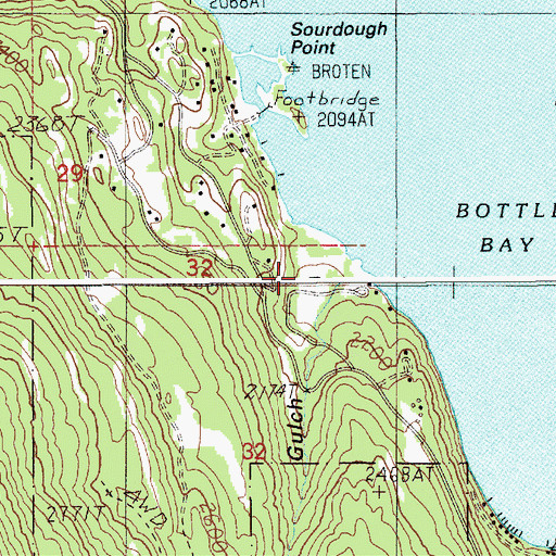 Topographic Map of Rapoport Ranch Airport, ID