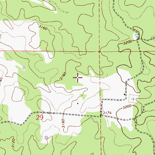 Topographic Map of The Last Resort Airport, ID