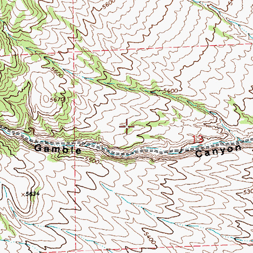 Topographic Map of Juniper Airport, NV
