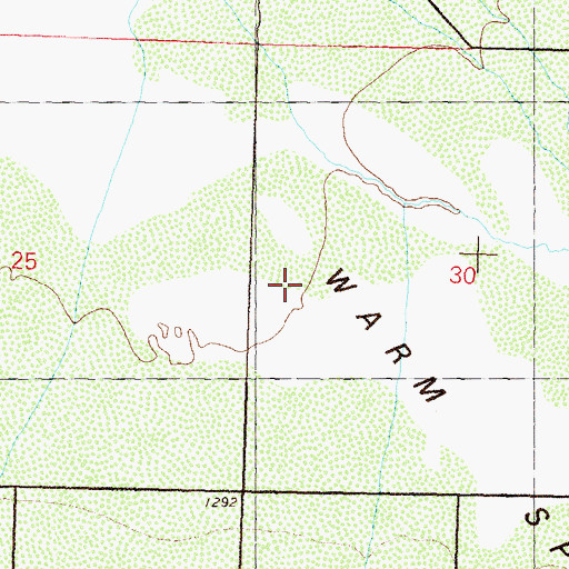 Topographic Map of Gibb Ranch Airport, NV