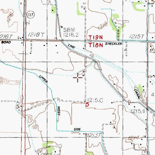 Topographic Map of Darrow Field, NV