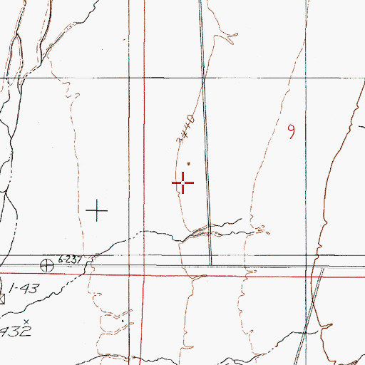 Topographic Map of Dixie Valley Airport, NV