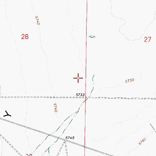 Topographic Map of Hadley Airport, NV
