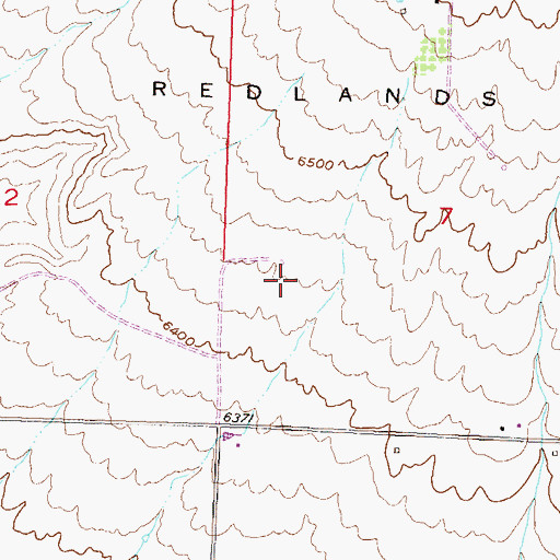 Topographic Map of Cridler Field, CO
