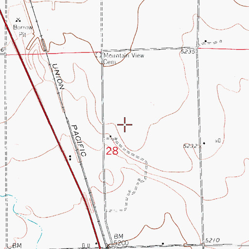Topographic Map of Shaull Farm Airstrip, CO
